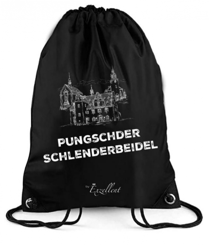 Rucksack/Sportbeutel "PUNGSCHDER SCHLENDERBEIDEL"